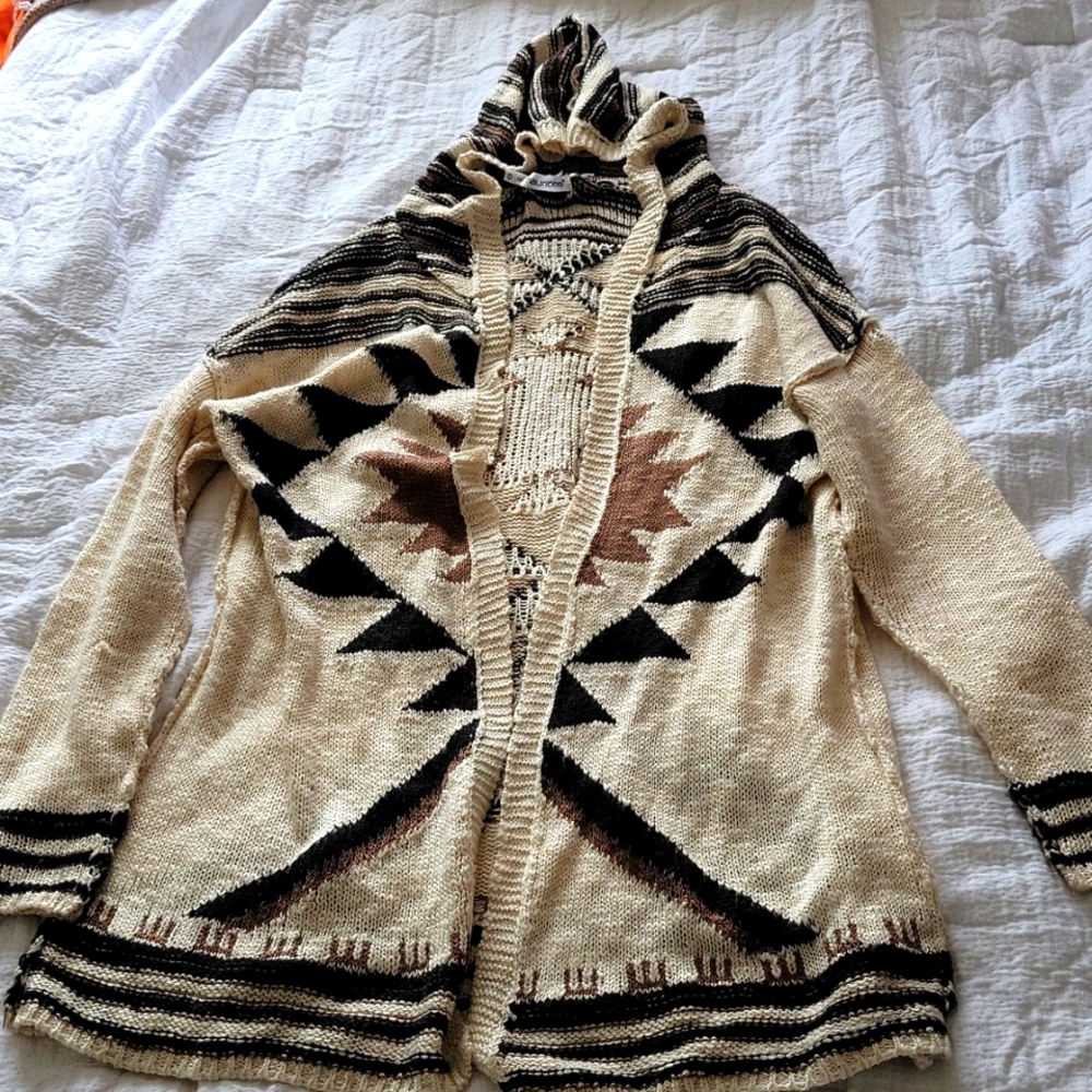 Maurices long hooded sweater